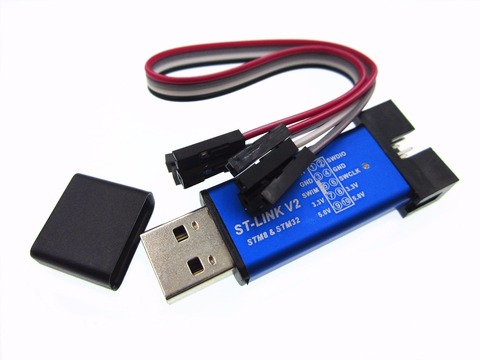 1 pièces ST LINK Stlink st-link V2 Mini STM8 STM32 simulateur télécharger programmeur programmation avec couvercle ► Photo 1/1
