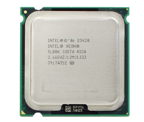 INTEL XEON E5430 SLANU SLBBK Processeur 2.66 ghz 12 m 1333 mhz CPU Fonctionne sur LGA775 carte mère ► Photo 1/3