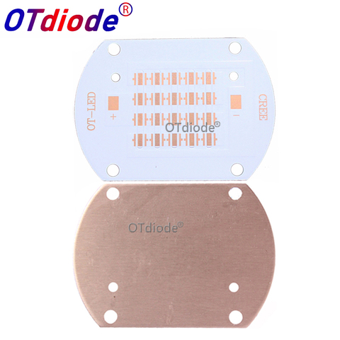 Cree XPE/XTE/XPG/XPL/XML a mené le panneau de carte PCB de Cooper a mené le lampe à led de séparation thermique de radiateur peut employer pour 10 W-100 W ► Photo 1/1