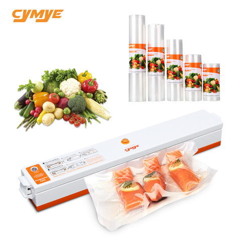 CYMYE – Machine à emballer sous-vide QH01 + rouleaux en plastique, économiseur d'aliments ► Photo 1/6