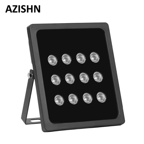 AZISHN – lampe de vidéosurveillance étanche à infrarouge, 12 pièces, éclairage led IR, Vision nocturne, éclairage de remplissage pour caméra de sécurité CCTV ► Photo 1/6