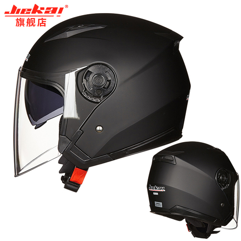 JIEKAI – casque de moto à Double objectif, demi-casque pour hommes/femmes, quatre saisons, ouvert, M/L/XL/XXL, 2022 ► Photo 1/6