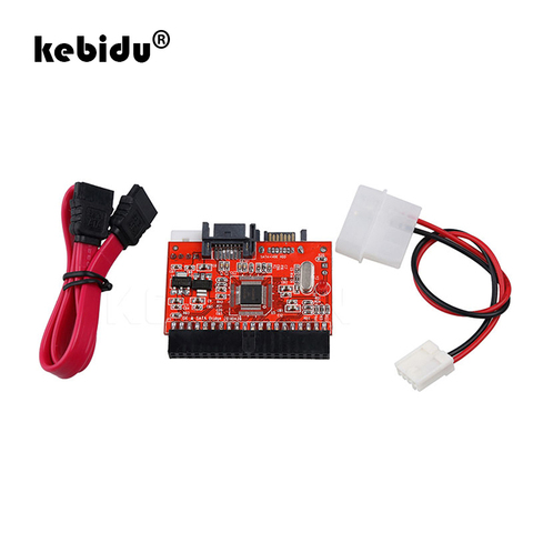 Kebidu-convertisseur 2-en-1 IDE vers IDE, 2.5 pouces, 40 broches, SATA/SATA, pour DVD, CD, HDD, transfert bidirectionnel, pour ordinateur ► Photo 1/6