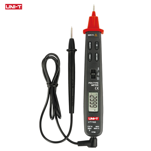 Multimètre numérique avec stylo, UNI-T points, détecteur de tension, UT118B, AC cc, testeur de résistance ► Photo 1/6