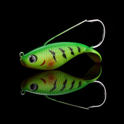 WALK FISH – leurres de pêche durs artificiels, 1 pièce, 8cm, 21.4g, VIB, hameçons simples, corps Laser, matériel réaliste ► Photo 1/6