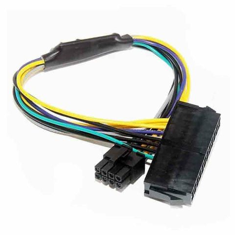 ATX 24Pin Femelle à Carte Mère 8Pin Mâle pour DELL Optiplex 3020 7020 9020 T1700 Serveur Adaptateur Câble D'alimentation Cordon 30cm ► Photo 1/6