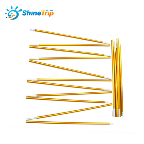 Shinetrip – tige de tente en alliage d'aluminium, 2 pièces, remplacement de poteau de support de tente pour camping en plein air, accessoires de tente 8.5mm ► Photo 1/1