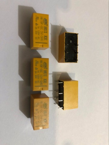 Bobines DPDT 8 broches 2NO 2NC, 10 pièces, Mini relais de puissance PCB Type HUI KE HK19F HK19F-DC5V-SHG HK19F-DC12V-SHG HK19F-DC24V-SHG ► Photo 1/1