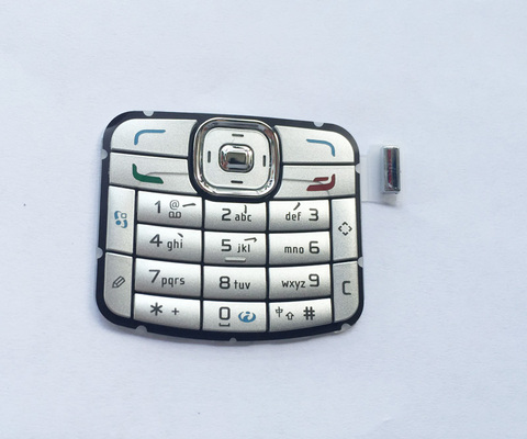 Coque Ymitn pour clavier numérique, argent/noir, compatible avec Nokia N70, livraison gratuite, 100% ► Photo 1/3