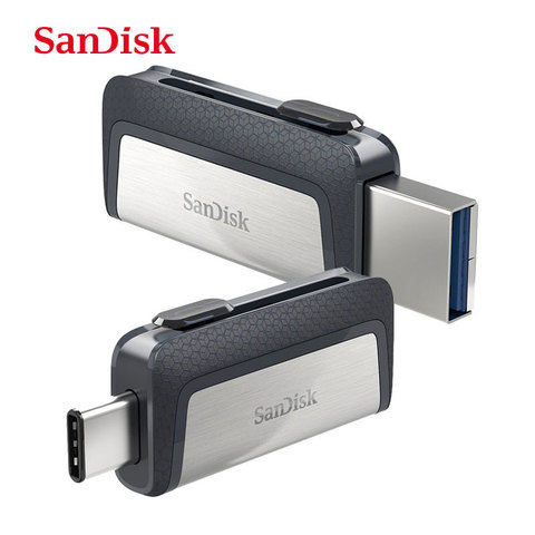 Sandisk-lecteur Flash sddc2 Extreme, 16 go, 64 go, 256 go, 128 go, 32 go, double clé USB OTG, clé USB Type C, Micro USB Type C ► Photo 1/6