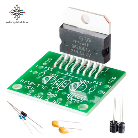 Module de carte amplificateur TDA7297 12V cc, excellente qualité 2.0 double codage Audio, sortie électronique Kit de bricolage 10-30W ► Photo 1/6