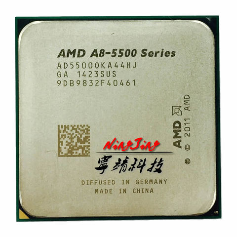 AMD A8 5500 A8 5500 K A8 5500B AD5500OKA44HJ/AD550BOKA44HJ Trinité prise FM2 3.2 GHz 65 W quad core CPU ► Photo 1/1