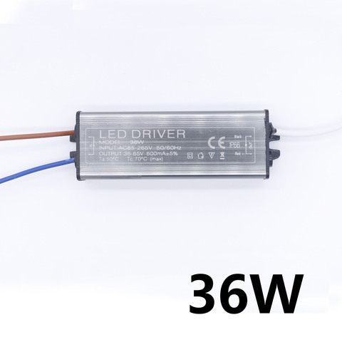 Pilote LED 600mA 36W pour alimentation LED AC85-265V, transformateurs d'éclairage pour extérieur, sortie étanche 36-65V ► Photo 1/1