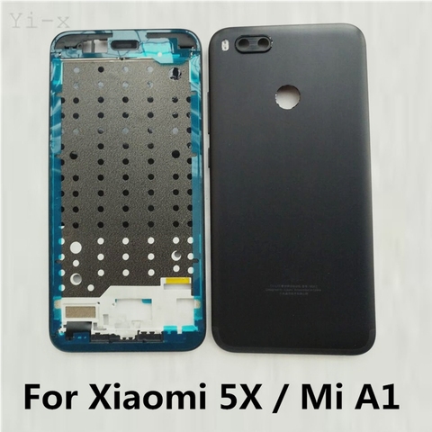 Cadre avant et arrière pour Xiaomi Mi 5X, boîtier de couverture de batterie pour Mi A1 Mi5X MiA1 ► Photo 1/5