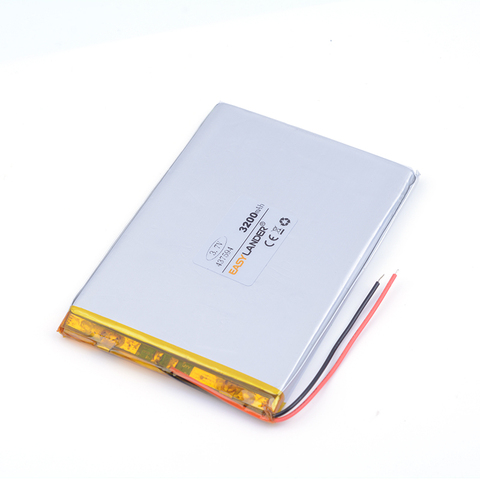 3.7v lithium ion batterie rechargeable 3200mAh 437594 pour Tablette Pc BRICOLAGE portable de Puissance Batterie Externe de DVD ► Photo 1/3