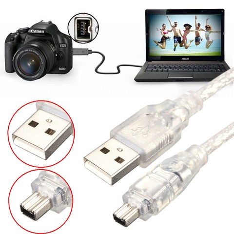 Adaptateur haute vitesse USB nouveauté mâle vers 4 broches (1.2M/4ft), câble sans fil IEEE 2.0, Super qualité, meilleur prix 1394 ► Photo 1/1