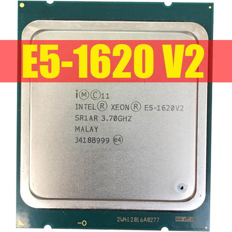 Processeur Intel Xeon E5 1620 V2 E5-1620 V2 CPU L3 = 10 mo 3.7GHZ LGA 2011 serveur processeur 100% fonctionnant correctement processeur d'ordinateur de bureau ► Photo 1/2