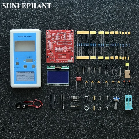 Kit de carte électronique M12864 commutateur de contrôle de Version de testeur de transistor graphique encodeur facile à utiliser 75x63mm ► Photo 1/6