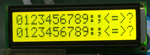 Grand écran LCD 1602 16x2 16x2, 5 pièces, module d'affichage, grande taille, jaune, vert, 122x44mm, HD44780, SPLC780D ► Photo 1/2