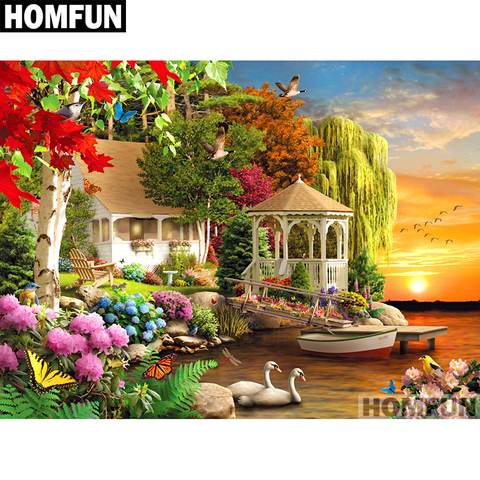 HOMFUN – peinture diamant thème 