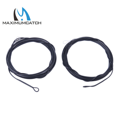 Maximumcatch 2 pcs 5-10ft 10-25lb couleur noire pêche Poly Leader 6ips ligne de leader de naufrage ► Photo 1/6