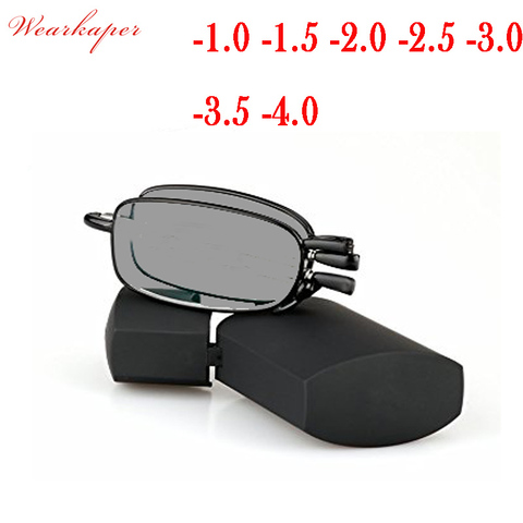 Wearkapper – monture de lunettes de soleil pliable, photochromique, pour hommes et femmes, myopie optique, Oculos ► Photo 1/5