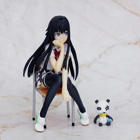 Anime mon ado comédie romantique SNAFU Yukinoshita Yukino PVC figurine mignon fille Collection modèle jouets ornements 14cm ► Photo 1/6