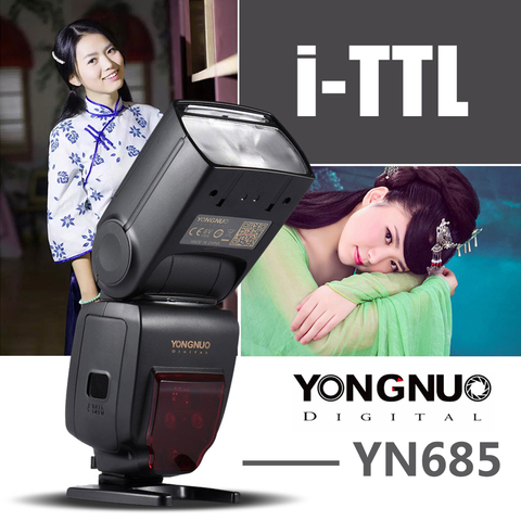 YONGNUO YN685 sans fil 2.4G HSS TTL/iTTL Flash Speedlite pour Canon Nikon D750 D810 D7200 D610 D7000 DSLR caméra Flash Speedlite ► Photo 1/5