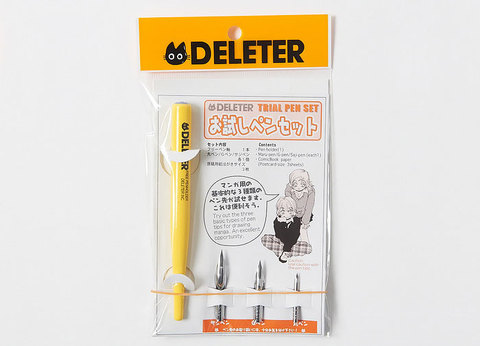 Deleter Trial stylo ensemble Dip stylo ensemble porte-stylo maru-pen/g-pen/Saji stylo dessin animé stylo ► Photo 1/6