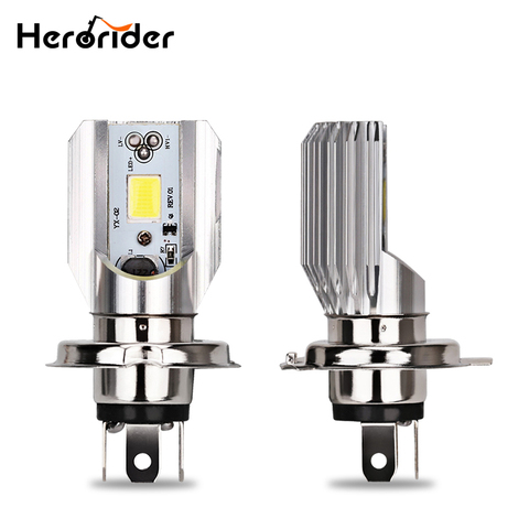 Herorider – ampoule Led pour moto, phare, Scooter, blanc, 6000k, Hs1 h4, 12v ► Photo 1/1