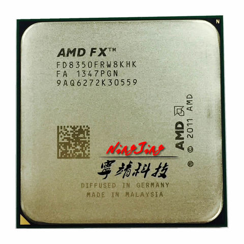 AMD FX-série FX-8350 FX 8350, 4.0G 125W FD8350FRW8KHK prise AM3 + ► Photo 1/1