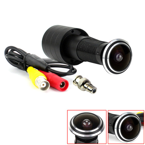 Caméra de vidéosurveillance couleur 170, grand Angle, CCD, Mini trou d'oeil de porte, Peephole, vidéo HD 1000TVL ► Photo 1/6