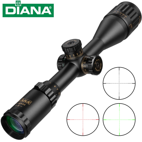 DIANA – 4-16x44, croix de visée vert rouge illuminé, optique de fusil de chasse, lunette de visée Sniper Airsoft Guns Air ► Photo 1/6