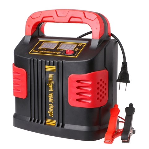 Chargeur de batterie 12V-24V, Portable, 350W, 14a AUTO Plus, réglable avec écran LCD ► Photo 1/6