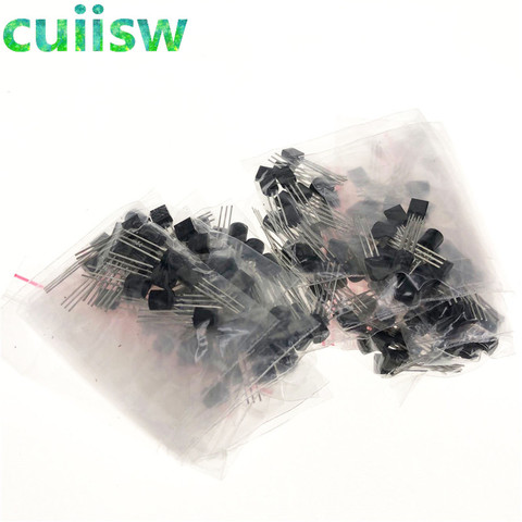 S9012 S9013 S9014 A1015 C1815 S8050 S8550 2N3904 2N3906 A42 A92 A733, 17valuesX10pcs = 170 pcs, transistor Assortis Kit ► Photo 1/3