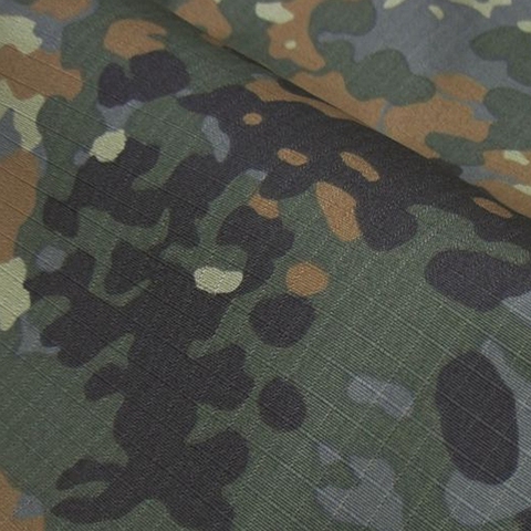 Tissu Camouflage Flecktarn, tissu de Camouflage de l'armée allemande, en coton, pour couverture de canapé, bricolage militaire, 1.5M de largeur ► Photo 1/6