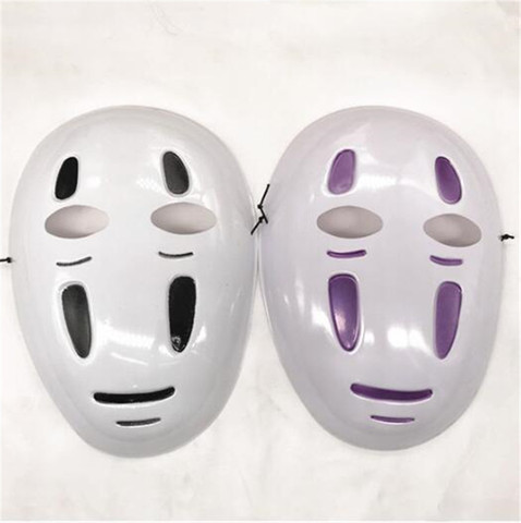 Kaonashi – casque de Cosplay sans visage, style Spirited Away, Costume de fête d'halloween, jouets japonais, A624 ► Photo 1/4