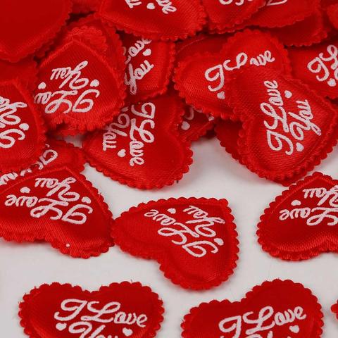 Confettis en éponge en forme de cœur, 100 pièces, 2 ~ 3.5cm, pétales pour la mariée amour, cadeau de saint-valentin, décoration de salle pour fête ► Photo 1/6