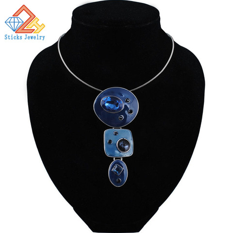 Collier de mode de charme 2 couleurs en alliage de Zinc émail Sexy pendentif collier avec chaîne de corde pour les femmes Cosplay bijoux ► Photo 1/6