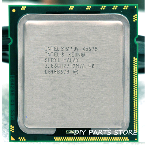INTEL – XONE X5675 SIX core 3.06MHZ LeveL2 12M fonctionne pour lga 1366 monterboard ► Photo 1/2