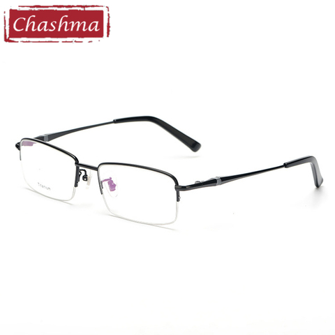 Monture de lunettes en titane pur pour hommes, verres optiques ► Photo 1/6