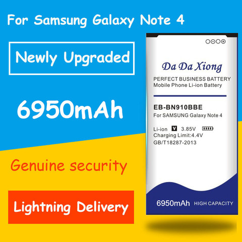 6950mAh EB-BN910BBE Batterie pour Samsung Galaxy Note 4 Note4 N910H N910U N910A N910C N910F N910W N910FQ N910X N910V N910P/T/R ► Photo 1/5