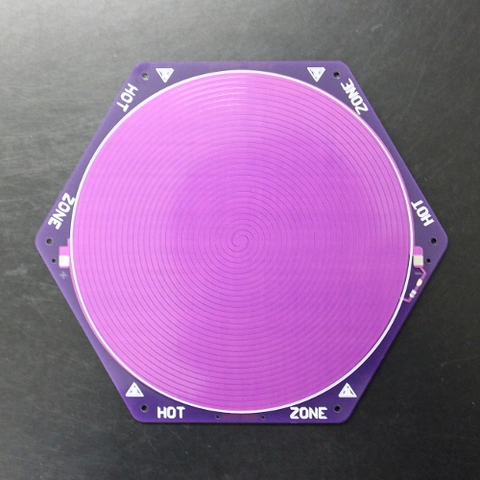 Kossel Rostock imprimante 3D 180MM PCB delta lit chaud violet 12V avec thermistance 100K ► Photo 1/1