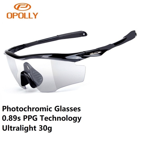 Nouveauté lunettes de cyclisme professionnelles UV400 polarisées lunettes de soleil photochromiques VTT lunettes de vélo avec cadre de myopie ► Photo 1/6