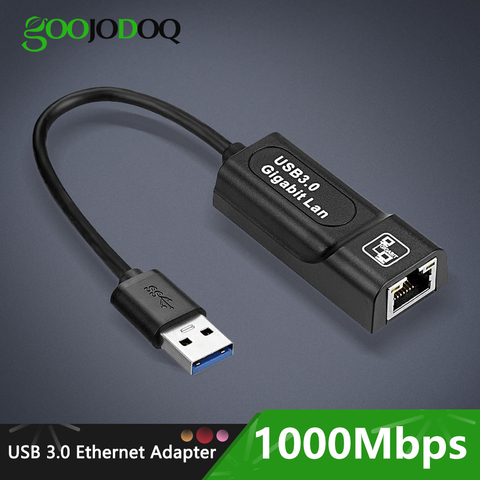 Adaptateur Ethernet USB 3.0/Typc vers Rj45 Lan vers RJ45 Lan, carte réseau, pour Windows 10, Macbook, Xiaomi Mi PC ► Photo 1/6