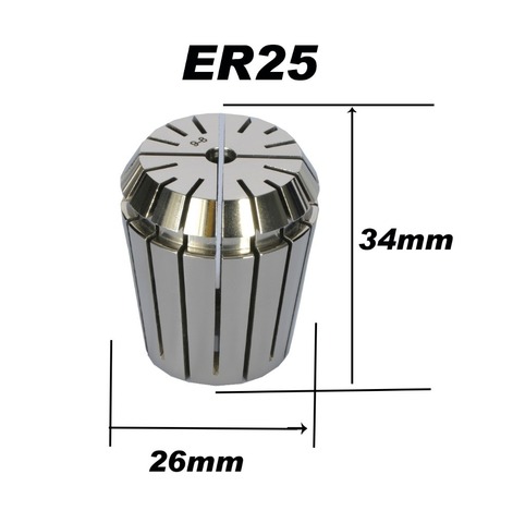 Pince à ressort pour tour 0.008, haute précision ER25, CNC mm, pour machine à graver, livraison gratuite ► Photo 1/3