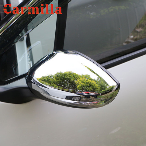 Carmilla – couvercle de Protection de rétroviseur chromé, autocollant de rétroviseur pour voiture Peugeot 2008 208 2014 2015 2016 2017 pièces ► Photo 1/4