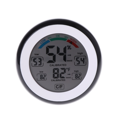 Thermomètre et hygromètre d'intérieur numérique, écran tactile, jauge de température, moniteur d'humidité ► Photo 1/6
