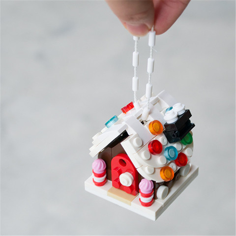 Fille série hiver Village noël scène pain d'épice maison blocs de construction modèle amis Action pour enfants modèle jouets cadeau ► Photo 1/6