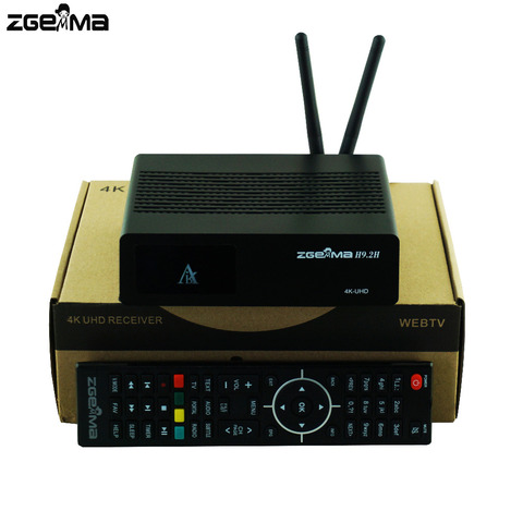 Zgemma – récepteur de télévision par satellite h9.2h 4K, 2 pièces/lot, dvb s2x + dvb c/t2 avec wifi intégré ► Photo 1/1